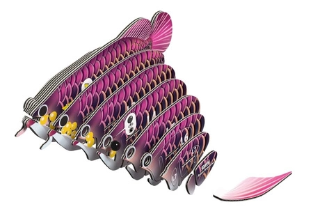 Eugy Układanka Eko 3D Ryba Arowana Azjatycka