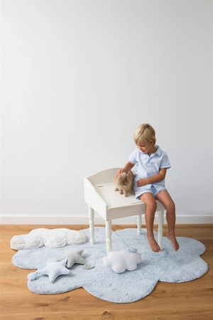 Lorena Canals Dywan bawełniany PUFFY Dream Blue 110 x 170 cm