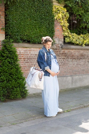 Childhome Torba Mommy Bag Signature Szara