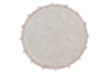 Lorena Canals Dywan bawełniany Bubbly Vintage Nude Ø 120 cm