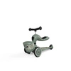 SCOOTANDRIDE Highwaykick 1 Lifestyle 2w1 Jeździk i hulajnoga z zamykanym schowkiem 1-5 lat Green Lines