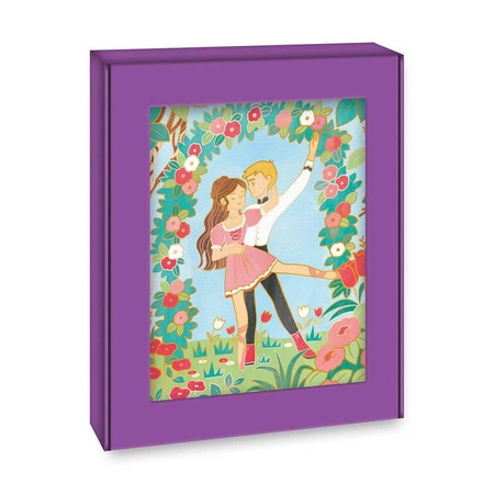 Zestaw kreatywny Złote kontury Tancerki 6+, Janod