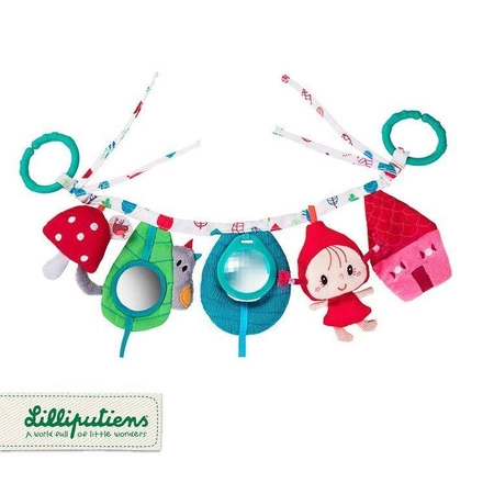 LILLIPUTIENS Wielofunkcyjny łańcuch do wózka Czerwony Kapturek 3 m+