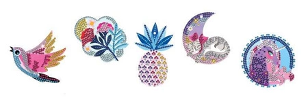 Zestaw kreatywny Cudowne kryształki Medaliony 7+, Janod