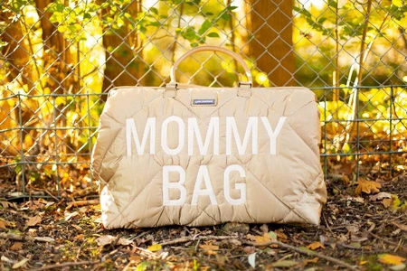 Childhome Torba Mommy Bag Pikowana Beżowa