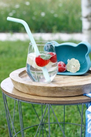 Silikonowe słomki do Bubble Tea 3 szt. We Might Be Tiny - Sun & Sky