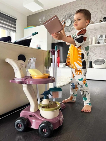 WOOPIE Zestaw do Sprzątania XXL Wózek 3w1 26 el.