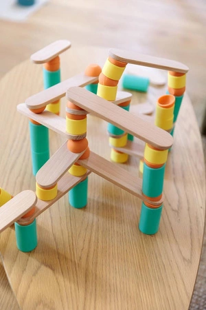 OPPI Kreatywny zestaw konstrukcyjny Stix 108 elementów 2+