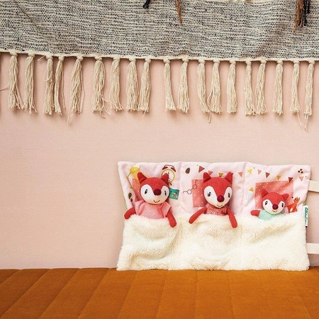 LILLIPUTIENS Mini - przytulanki rodzina lisków z rozkładaną matą Lisiczka Alice 2 lata+