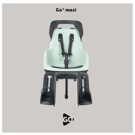 Fotelik row. Bobike GO na bagażnik Marsmallow Mint