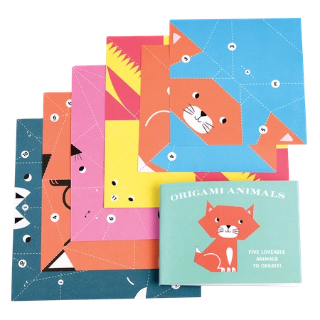 Papier dwustronny origami do tworzenia zwierząt, Rex London