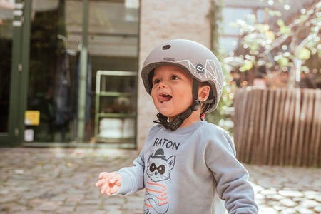 SCOOTANDRIDE Highwaykick 1 Lifestyle 2w1 Jeździk i hulajnoga z zamykanym schowkiem 1-5 lat Brown Lines