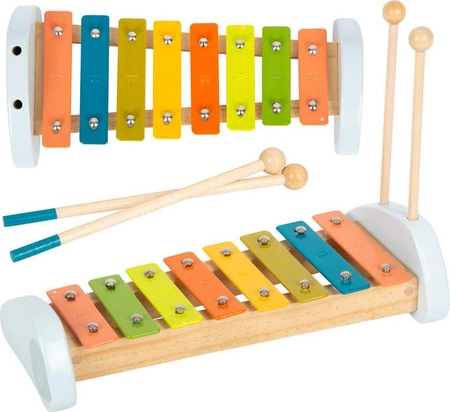 Kolorowe cymbałki dla dzieci Groovy Beats 12254-Small Foot, instrumenty muzyczne dla dzieci