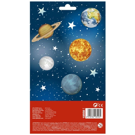 Naklejki holograficzne Apli Kids - Planety
