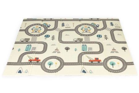 Mata piankowa edukacyjna dwustronna składana duża troba