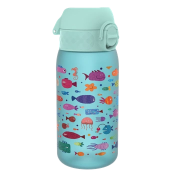 ION8® - Bidon do szkoły dla dzieci, FISH, 400ml, efekt oszronienia