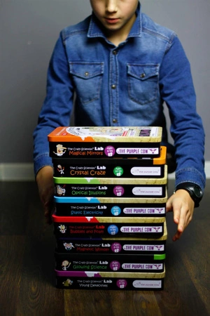 Zestaw do robienia eksperymentów The Purple Cow - Kryształowy szał