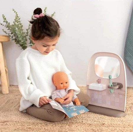SMOBY Baby Nurse Dwustronna Toaleta Łazienka Dla Lalki z Akcesoriami