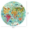 BOPPI, Puzzle okrągłe 58 cm - Mapa świata
