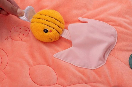 LILLIPUTIENS Aktywizująca mata do zabawy i śpiwór 2w1 Sarenka Stella 0 m+