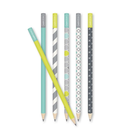 Zestaw Ołówków Ozdobnych, Pastelowe, 6 szt.