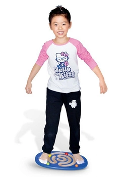 Balansujący dysk z kulkami - równoważnia