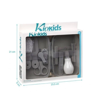 Zestaw do pielęgnacji dziecka, szary, Kiokids