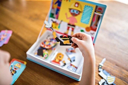 Magnetyczna układanka Kostiumy Chłopiec Magnetibook, Janod
