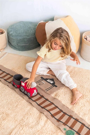 Zabawka bawełniana RIDE & ROLL pociąg Lorena Canals