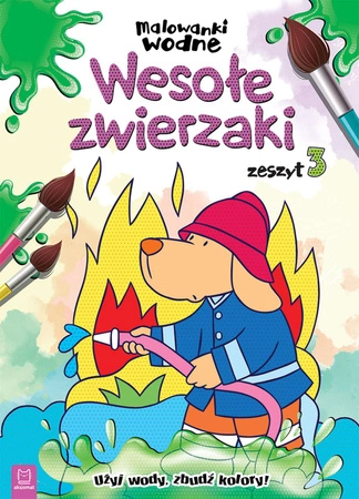 Malowanki wodne wesołe zwierzaki zeszyt 3