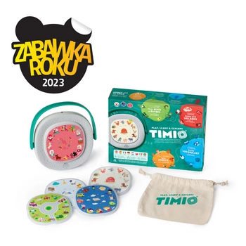 TIMIO - interaktywna zabawka edukacyjna Zestaw startowy + 5 dysków Język Polski