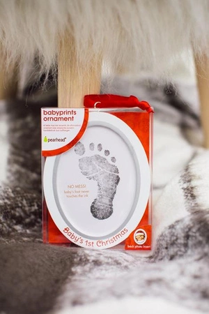 Pearhead Ramka z Odciskiem Rączki i Stópki Ozdoba Choinkowa