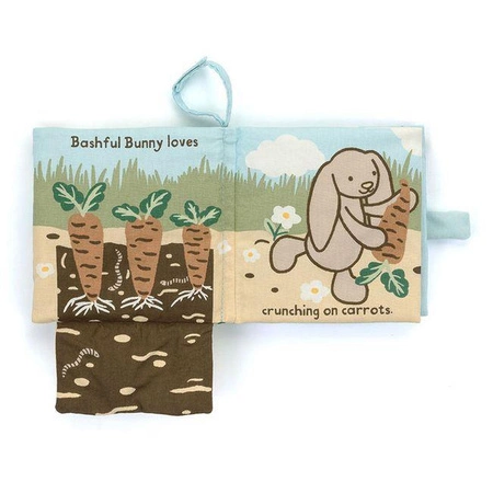 „Bashful Bunny Loves You” Książeczka Sensoryczna dla Dzieci