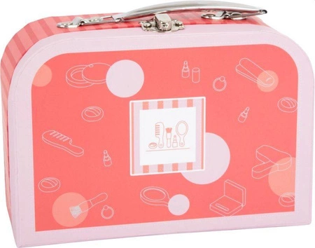 Kuferek małej damy z kosmetykami prostownicą suszarką 11776-Small Foot, zabawki dla dziewczynek