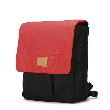 My Bag's Plecak Reflap eco black/red