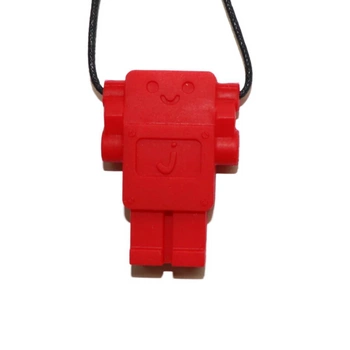 Gryzak terapeutyczny Robot, czerwony, Jellystone Designs