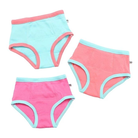 Zoocchini Majtki Treningowe Dziewczęce Ocean Gals 2-3 Lata 3 szt.