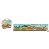 Puzzle panoramiczne w walizce Dinozaury 100 elementów 6+ Made in France, Janod