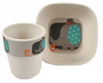 Zestaw obiadowy słoń