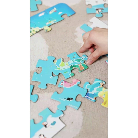 CLASSIC WORLD Puzzle Mapa Świata