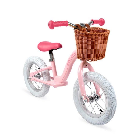 Metalowy rowerek biegowy Bikloon Vintage 3+ różowy, Janod