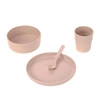 Lassig Komplet naczyń dla dzieci Uni powder pink