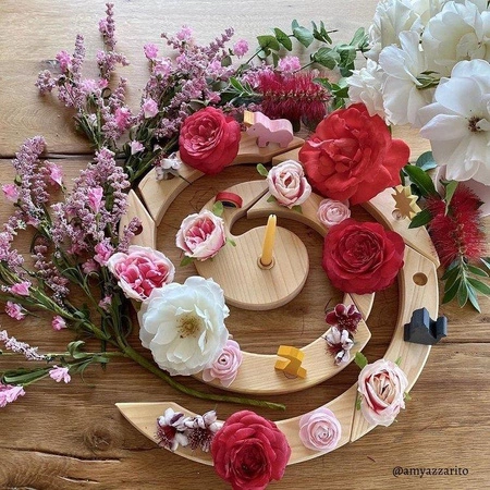 Świece z woskiem pszczelim (25%), 20 szt., bursztynowe, Grimm's