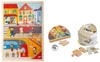 Drewniane puzzle w ramce Apli Kids - Miasto 4+