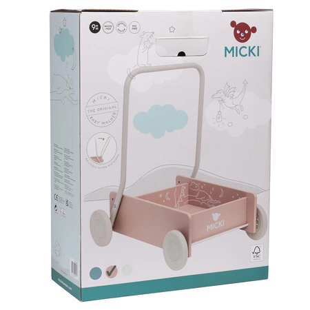 Chodzik/pchacz Micki różowy
