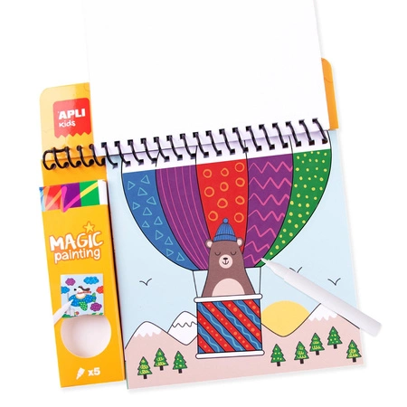 Kolorowanka z magicznymi markerami Apli Kids