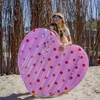 The Swim Essentials Luksusowy materac do pływania Serce Dots 2020SE46