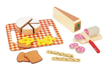 Zestaw francuskich przekąsek deska serów i wędlin 3+, Janod