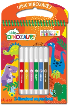 Z dinusiami za pan brat. Lubię Dinozaury. Ulubione kolorowanki