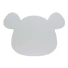 Lassig Silikonowa mata podkładka Little Chums Mysz szara